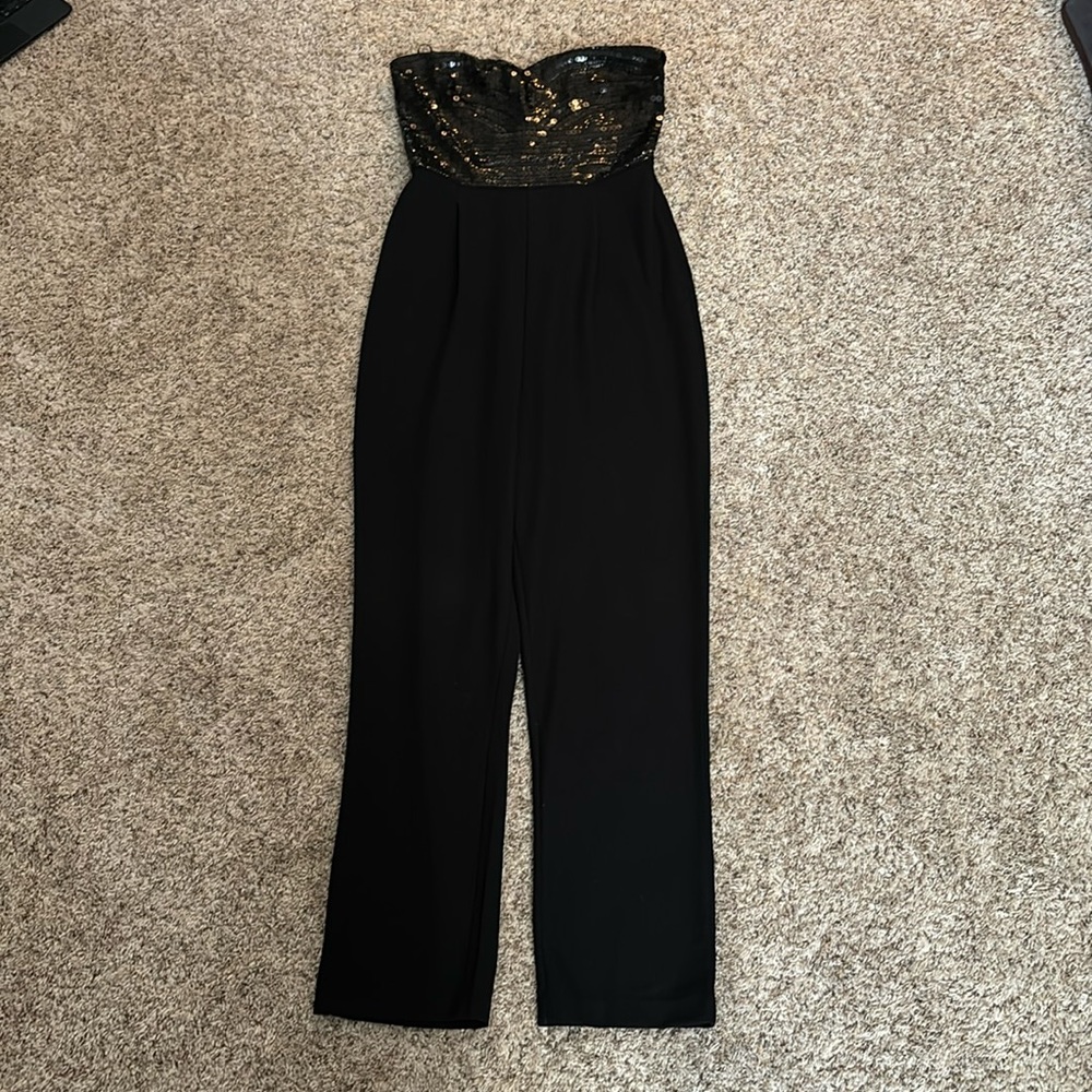 black jumpsuit